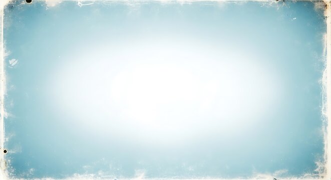 Light Blue Grunge Background with Vignette Effect.