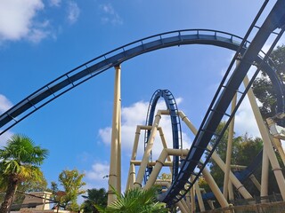 ferris wheel on a sunny day