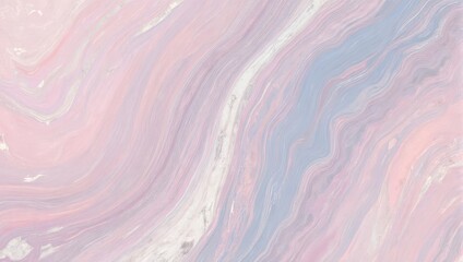 Swirling abstract artwork with pastel colors, including pink, lavender, grey, and blue