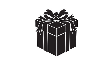 Colorful gift box with ribbon and bow