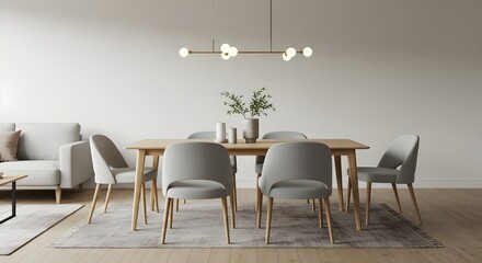 Scandinavian style furniture.