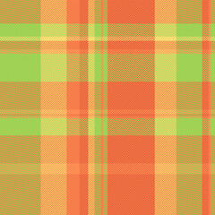 Vibrant plaid pattern in warm hues. A classic, versatile texture ideal for backgrounds, apparel design, or creating a cozy, welcoming atmosphere in visual projects.