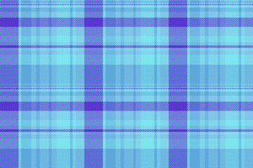 Harmony seamless pattern fabric, chinese new year vector texture textile. Website tartan background check plaid in cyan and indigo colors.