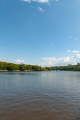 landscape with river and sky