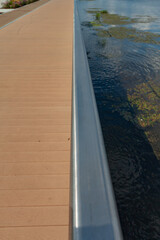 aerial view of the river