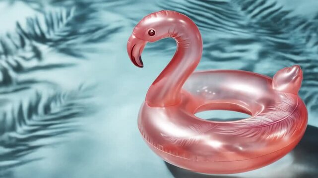 Pink flamingo pool float