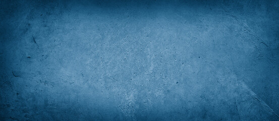Blue textured concrete wall background
