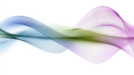 A bird's eye view of a creative studio reveals a contemporary environment filled with vibrant abstract watercolor art and digital artwork that explores fluidity and color