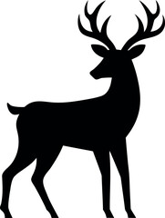 deer silhouette vector