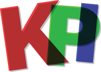 Key Performance Indicator KPI Concept with Overlapping Letters in Red Green and Blue Colors Business Performance Metrics and Measurement