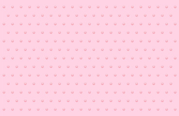 Surface with 3D Texture of Round Spheres on Pink Background