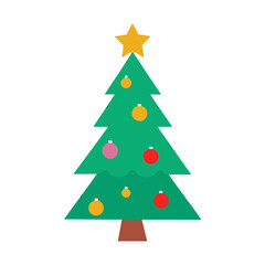 Christmas tree for holiday decoration