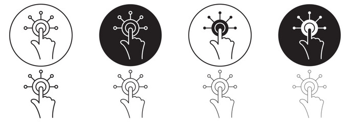 Education technology line editable icon set, e-learning tools, online courses, virtual classroom, interactive modules, instructional symbols, STEM icons, learning hubs, vector illustration.