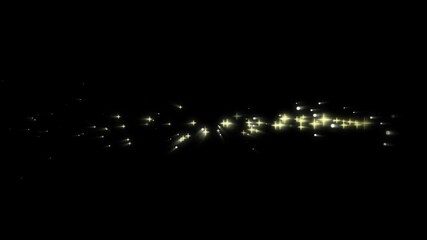 Twinkling magic glitter sparkle burst rays lights trail FX, twinkling particles, pixie dust path, magic dust overlays, gold shimmering particles transition on transparent 4K - Powered by Adobe