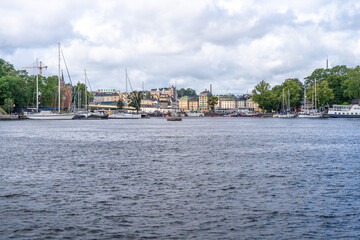 Waterfront view of Stockholm, Sweden