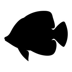 Vector illustration of a bristlenose pleco fish scalable graphic for aquatic pet and aquarium enthusiasts silhouette