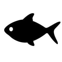 Vibrant lemon tetra fish vector illustration for aquatic themes and nature designs scalable graphics silhouette