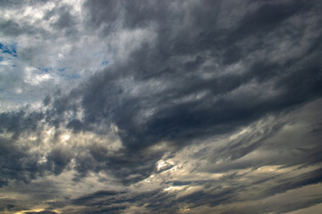 storm clouds in the sky
