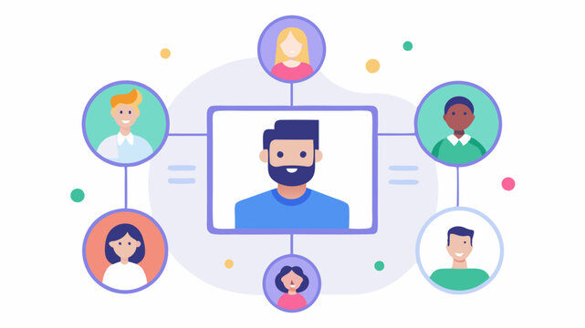 A personalized event dashboard that showcases attendee profiles allowing avatars to connect based on shared interests and schedule oneonone video meetings.
