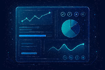 abstract blue background