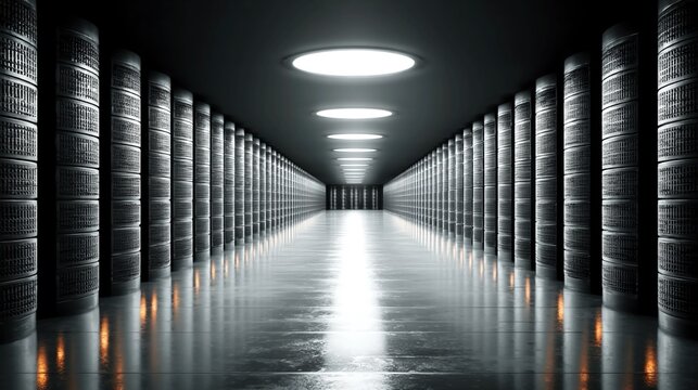 Data warehousing solutions consolidate and store large volumes of structured data to support business intelligence and analytics.