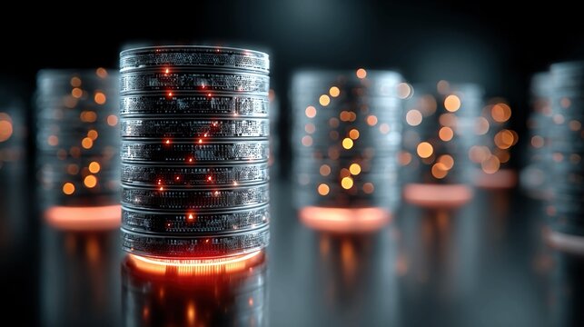 Data warehousing solutions consolidate and store large volumes of structured data to support business intelligence and analytics.