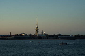 View of Sts Peter and Paul's Fortress and Cathedral