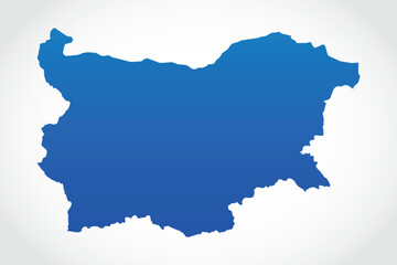 Fototapeta premium Vector graphic artwork suitable for print and web containing flat detailed map of BULGARIA