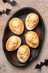 Spooky Halloween Deviled Eggs
