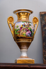 florero, decoraciones, cantaros, antiguas, arte, antigüedad, viejo, alfarería, metal, objeto,...