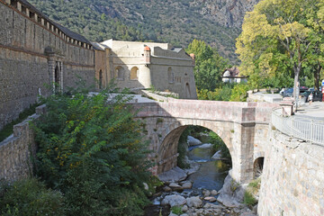 La citadelle de Villefranche de Conflent, Pyrénées orientales, Roussillon, Catalogne, Occitanie,...