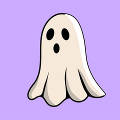 A vector ghost that can be resized and edited without losing quality