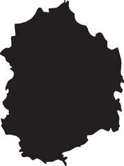 Pirkanmaa Finland Isolated Map Silhouette