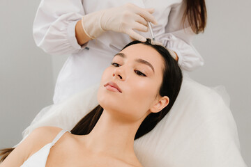 Mesotherapy for hair strengthens follicles and enhances density. Advanced plasma injection therapy...
