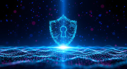 Shield Security. Network Technology. Wire-Frame Concept , VPN concept