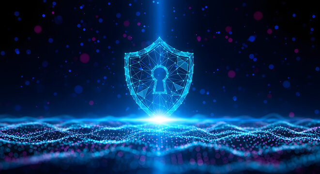 Shield Security. Network Technology. Wire-Frame Concept , VPN concept