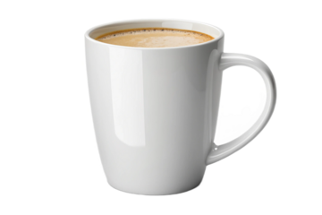 blue mug isolated on white