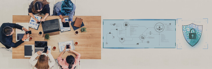 Cyber security protects against breaches, hacks, and network attacks using strong infrastructure...