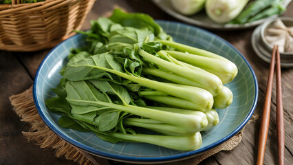 Lao cuisine - Som fak kad. Pickled greens.