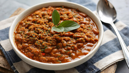 Nigerian food - Ekuru - a bean pudding similar to moin-moin but without the pepper.