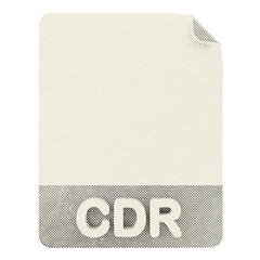 3d file cdr format type icon halftone