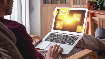 Concept of smart shelves revolutionizes logistics management. This system ensures efficient inventory control, enhancing smart shelves operations and supply chain optimization. Gist - Powered by Adobe