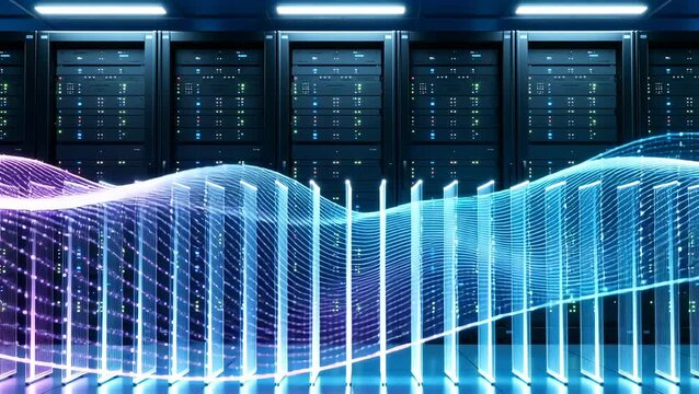 Advanced Data Center Technology with Digital Wave Patterns