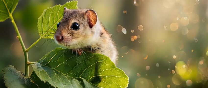 Adorable Macro of a Tiny Shrew with Twitching Whiskers