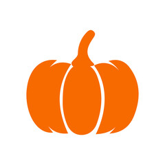 Pumpkin clip art design on plain white transparent isolated background for card, shirt, hoodie, sweatshirt, apparel, tag, mug, icon, poster or badge