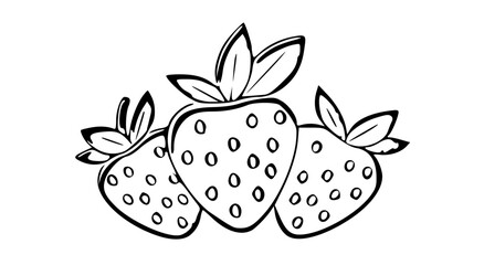 Simple flat vector of sliced and whole strawberries arranged aesthetically, geometric shapes, soft shadows, pastel color palette, modern minimal fruit concept, no logo or watermark