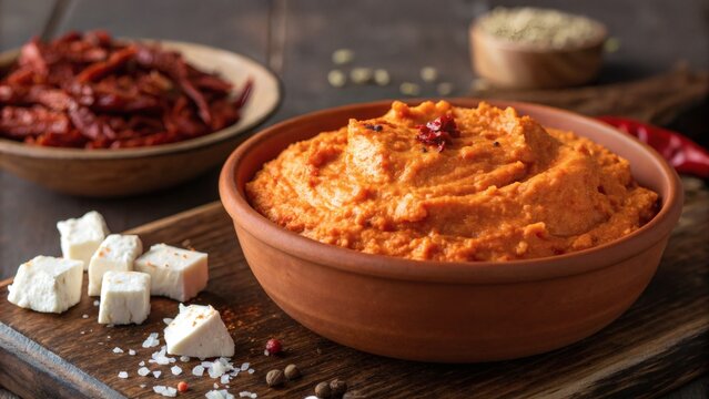 Urnebes Serbian Spicy Cheese Spread Rustic Style