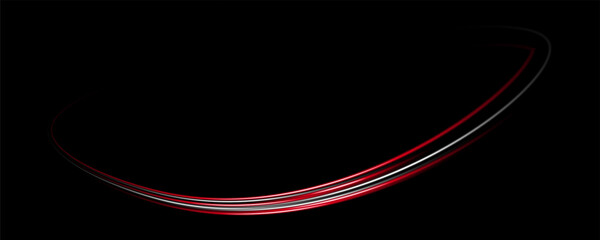 Extra red blurred waves design. Glowing creative illustration. Futuristic technology business concept.