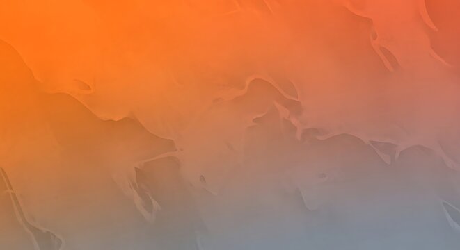 Abstract background with orange gradient and subtle watercolor textures design