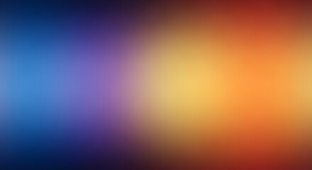 Abstract gradient background with smooth transitions of blue orange and yellow